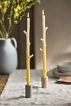 Terrain Ombre Maple Stick Candles, Set Of 2 In Yellow