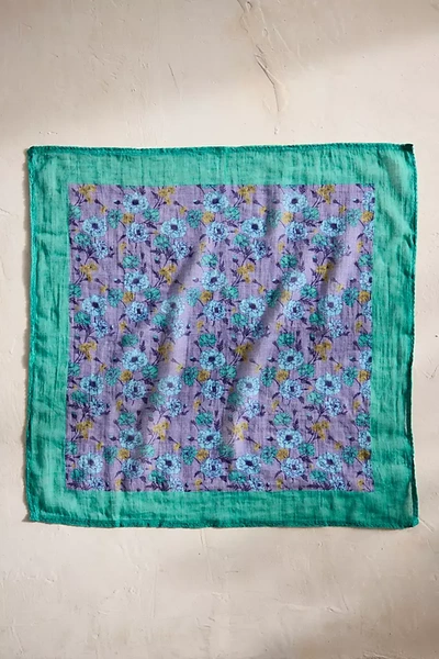 Terrain Floral Gauze Bandana In Blue