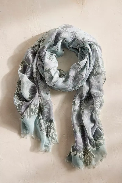 Terrain In Bloom Scarf In Grey