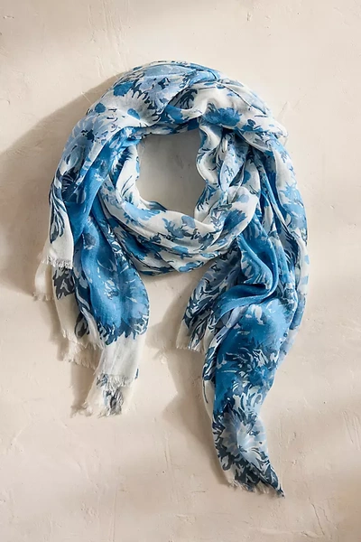 Terrain In Bloom Scarf In Blue