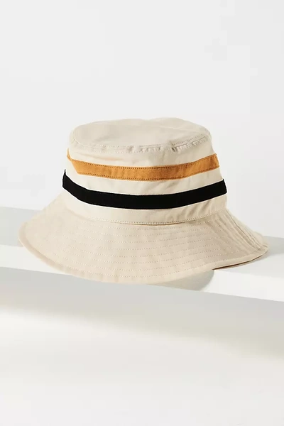 By Anthropologie Stripe Bucket Hat In Multicolor