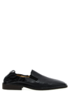 LEMAIRE BUFFALO LEATHER LOAFERS BLACK