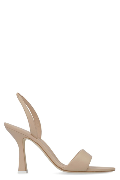 3juin Lily Heeled Sandals In Skin