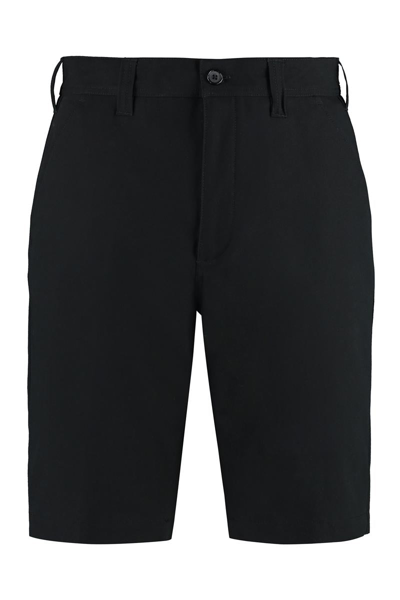 Alexander Mcqueen Cotton Shorts In Black