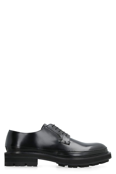 ALEXANDER MCQUEEN ALEXANDER MCQUEEN LEATHER LACE-UP DERBY SHOES