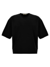 LEMAIRE MERCERIZED COTTON T-SHIRT BLACK