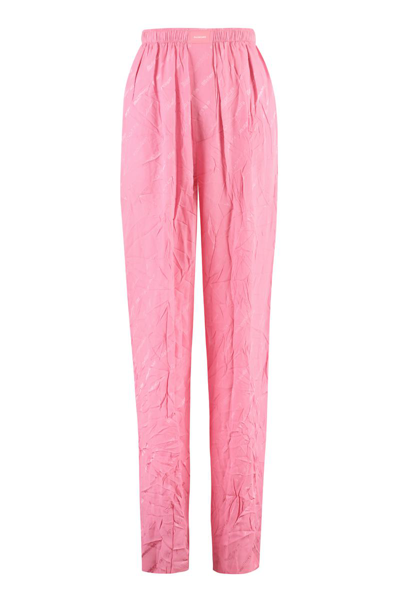 Balenciaga Pyjama Pant In Rose-pink