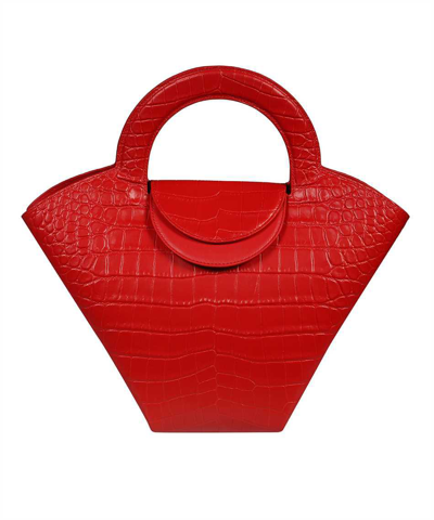 Bottega Veneta Medium Doll Bag In Red