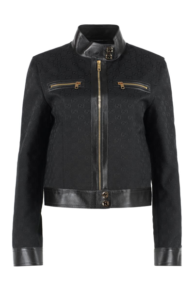 Gucci Denim Jacket In Black