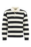 GUCCI GUCCI LONG SLEEVE COTTON POLO SHIRT