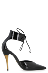 GUCCI GUCCI PATENT LEATHER POINTY-TOE PUMPS