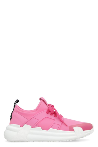Moncler Lunarove Low Sneakers In Pink