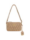 Miu Miu Matelassé Nappa Leather Shoulder Bag