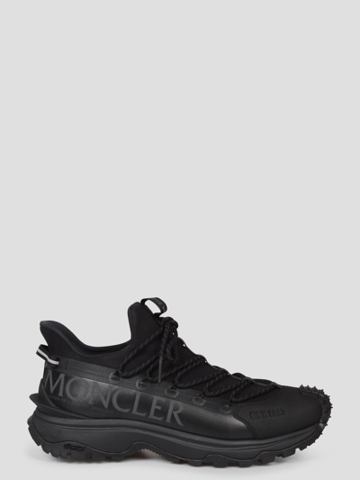 Moncler Trailgrip Lite2 Nylon Sneakers In Black