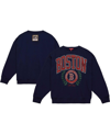 Mitchell & Ness Women's  Navy St. Louis Cardinals Logo Lt 2.0 Pullover Sweatshirt In Navy