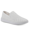 White Mountain Women's Upbear Slip On Sneakers In White Fabric