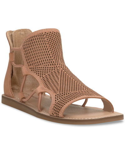 Lucky Brand Women's Bartega Gladiator Sandals In Sunburn Nubuck