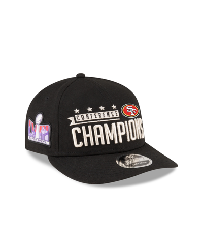 New Era Men's  Black San Francisco 49ers 2023 Nfc Champions Locker Room Trophy Collection Low Profile