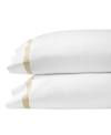Sferra Estate Pillowcase Set, Standard In White,sand