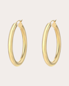 ZOE LEV WOMEN'S 14K GOLD MEDIUM THICK HOOP EARRINGS