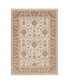 JHB DESIGN S KUMAR KUM08 RUST AND IVORY 3'3" X 5' AREA RUG