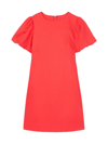 Kate Spade Women's Ponte Puff-sleeve Sheath Dress In Ponderosa Red