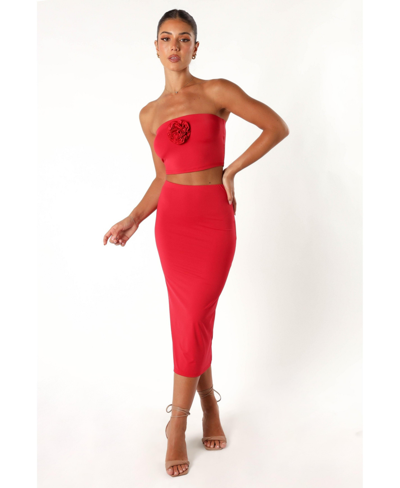 Petal And Pup Tiarny Two Piece Set In Red