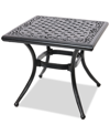 AGIO WYTHBURN MIX AND MATCH 20" SQUARE CAST ALUMINUM OUTDOOR END TABLE