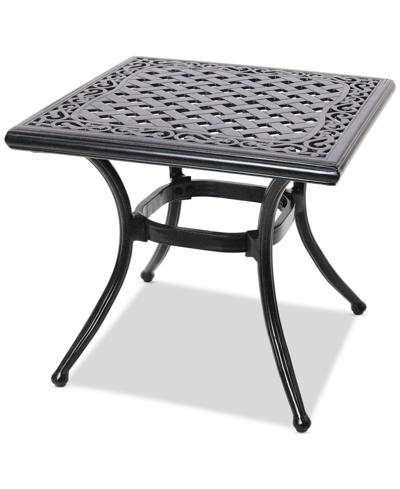 AGIO WYTHBURN MIX AND MATCH 20" SQUARE CAST ALUMINUM OUTDOOR END TABLE, CREATED FOR MACY'S