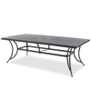 Agio Wythburn Mix And Match 84"x 42" Cast Aluminum Outdoor Dining Table In Bronze Finish