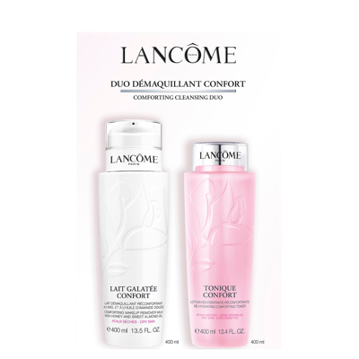 Lancôme Confort Cleansers 400ml Set In White