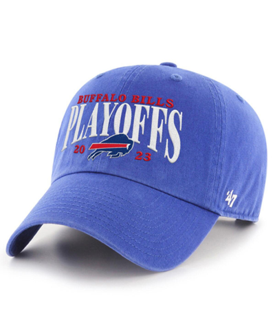47 Brand Men's ' Royal Buffalo Bills 2023 Nfl Playoffs Clean Up Adjustable Hat