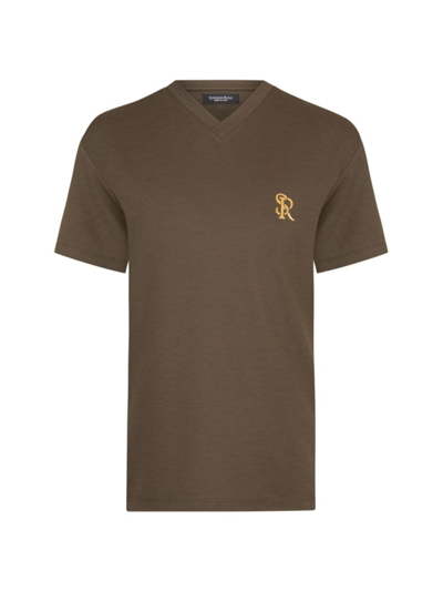 Stefano Ricci Men's T-shirt In Brown