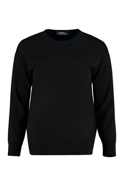 's Max Mara Amburgo Crew-neck Sweater In Black