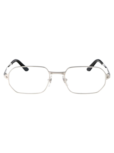 Cartier Optical In 002 Silver Silver Transparent