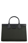 Chloé Barbour X Edith Canvas Tote Bag In Green