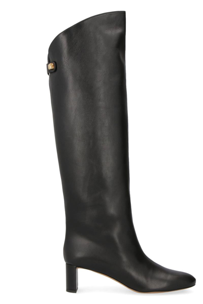 Maison Skorpios Adry Leather Boots In Black