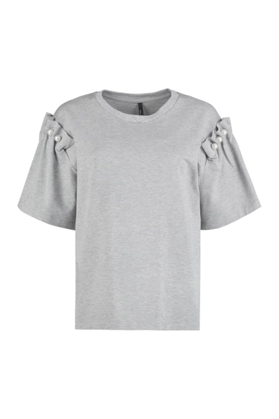 Mother Of Pearl Amber Crew-neck T-shirt In Grey