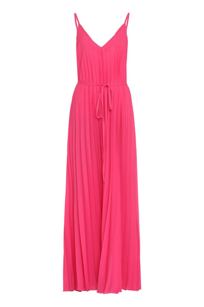 P.a.r.o.s.h Pleated Dress In Fuchsia