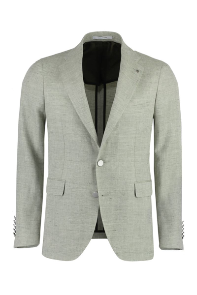Tagliatore Single-breasted Two-button Jacket In Green