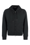 TOM FORD TOM FORD COTTON FULL ZIP HOODIE