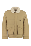 Woolrich Cotton Blend Jacket In Beige