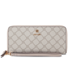 NINE WEST LINNETTE SMALL ZIP AROUND WALLET WITH WRISTLET