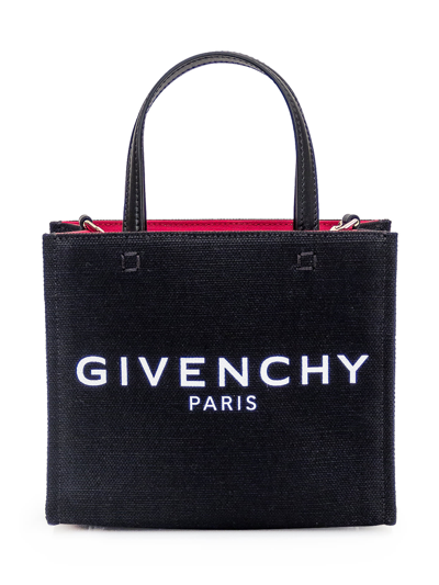 Givenchy Mini G Canvas Tote Bag In Black