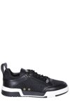 MOSCHINO LOGO JACQUARD LACE-UP SNEAKERS