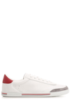 DOLCE & GABBANA STRIPE-DETAILED ROUND TOE SNEAKERS