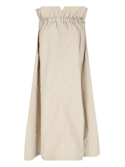 Y-3 Maxi Utility Skirt In Neutral