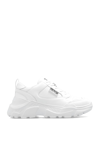 Versace Jeans Couture Speedtrack Leather Sneakers In White