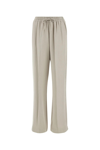Apc Light Grey Viscose Carlota Wide-leg Pant