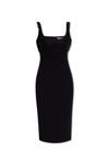Versace Jeans Couture Dress With Buckles In Black